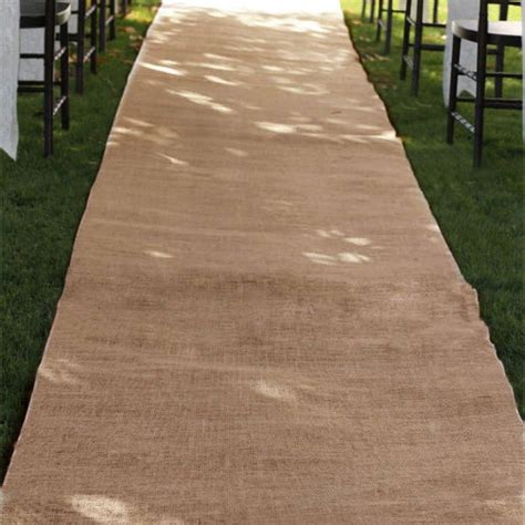 Personalized aisle runners can feature the couple's names wedding aisle runners are perfect for both indoor and outdoor wedding ceremonies. Burlap Aisle Runner Beach Garden Wedding 36-Inch x 100-Feet
