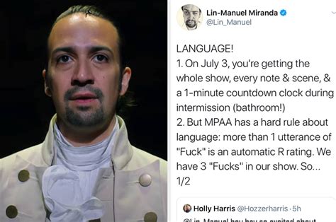 Lin Manuel Miranda Explained Why He Let Disney Censor The Upcoming Hamilton Movie