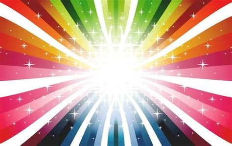 Colorful Sunrays Vector Vector Download
