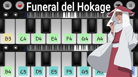 Como Tocar El Funeral Del Hokage Naruto Piano Android Pedidos Del