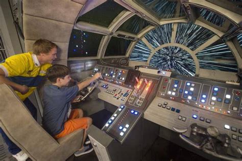 Youre In Control On The New Disneys Millennium Falcon Star Wars Ride
