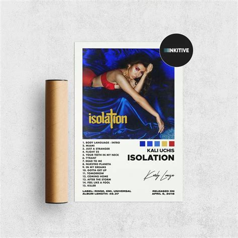 Kali Uchis Poster Isolation Poster Kali Uchis Album Cover Etsy In