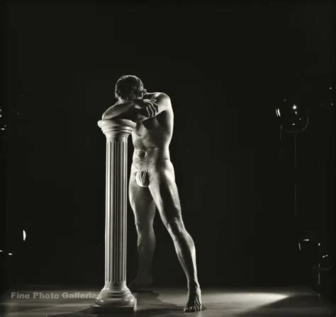 S BRUCE BELLAS Of L A Vintage Male Nude Classic Bodybuilder Photo
