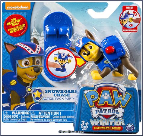 Snowboard Chase Paw Patrol Winter Rescues Spinmaster Action Figure