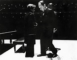 Vladimir Horowitz and wife Wanda Toscanini visit Hill Auditorium, 1975 ...