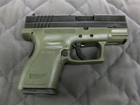 Springfield Xd Sub Compact 40 Sandw Od Green N For Sale