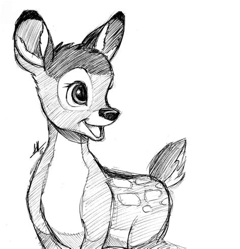 Bambi Drawing Free Download On Clipartmag