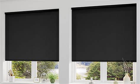 Make It Darker With Black Out Roman Blinds