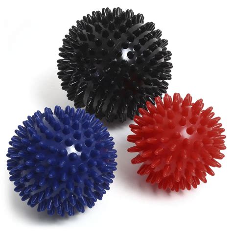 3 x spikey pallina massaggio palla riccio sfera trigger point massaggianti spiky ebay