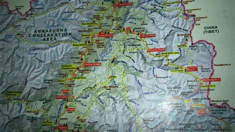 Upper Mustang Route Map For Tourism Without Guide