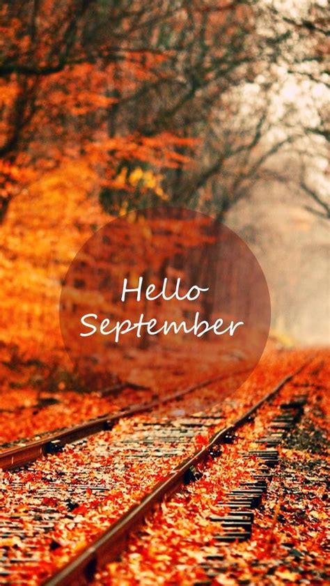 Wallpaper Iphone Autumn Hello September ⚪️ Осенние картинки Пейзажи