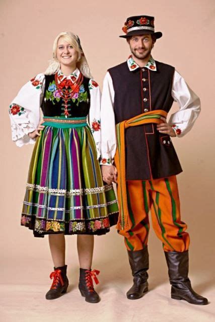 Polonia Łowicz Traje Folclórico Polish Traditional Costume Traditional Outfits Polish Clothing
