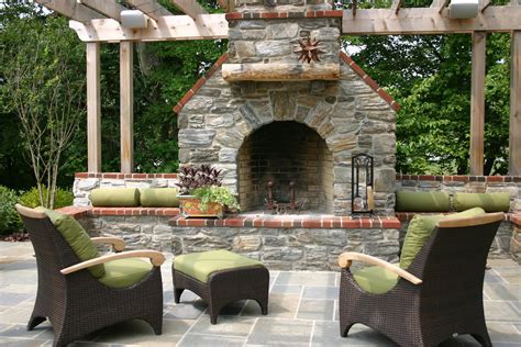 Designing Outdoor Fireplaces Wallace Landscape Associates