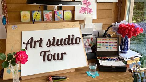 Art Studio Life How To Be An Artist Art Studio Tour Youtube