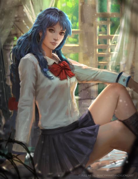 Full Metal Panic Fanart Kaname Chidori By Andyliongart On Deviantart