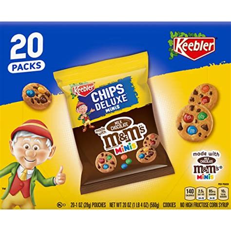 Keebler On The Go Rainbow Chips Deluxe Cookies Individually Wrapped