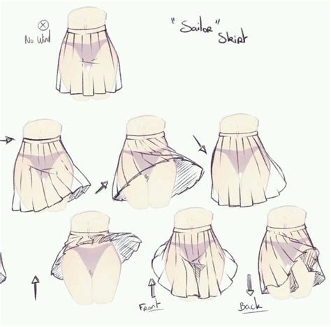 How To Draw Skirt Drawings Manga Drawing Tutorials Art Reference