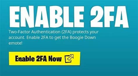 How To Enable 2fa Authentication In Fortnite And Unlock Free Boogie Down