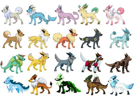 Eevee Shiny Eevee Evolutions Eevee Evolutions