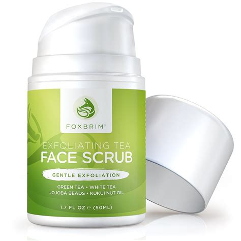 Exfoliating Tea Face Scrub Natural And Organic Moisturize While Cleansing And Repairing Skin