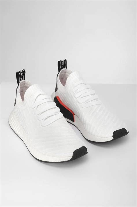 Adidas Nmd R2 Primeknit Whiteblack Available Now Nice Kicks