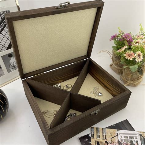 Personalised Large Wooden Jewellery Box By Warners End