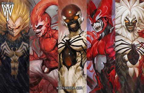 Symbiotes X Dbz By Wizyakuza Dragon Ball Super Art Anime Dragon Ball