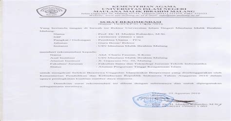 Ini dilakukan menjalankan pendidikan wajib belajar 12 tahun, pemerintah. Contoh Surat Rekomendasi Beasiswa Unggulan Kemendikbud ...