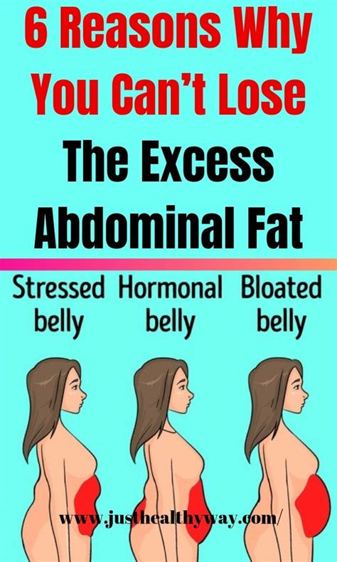 6 Reasons Why You Can’t Lose The Excess Abdominal Fat Just Healthy Way