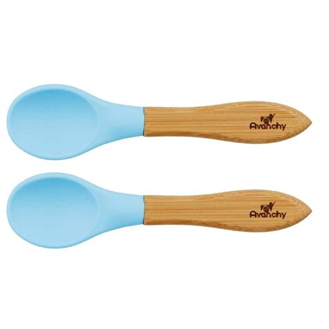 Avanchy Bamboo Baby Spoons Older Babies
