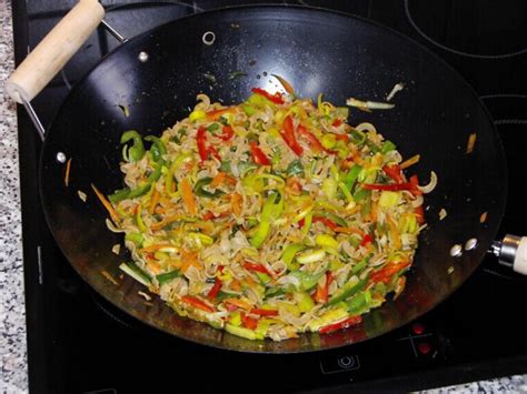Wok Gemüsepfanne Rezept mit Bild