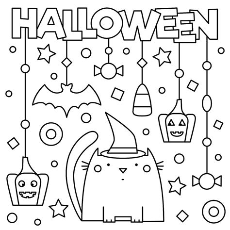Halloween Coloring Pages: 10 Free Spooky Printable Activities for Kids