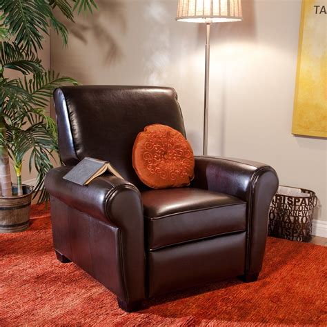Rolland Leather Reclining Club Chair Club Chairs Accent Chairs For