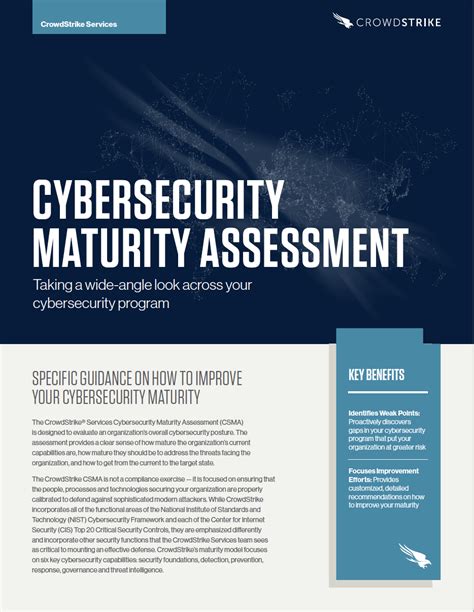 Cybersecurity Maturity Assessment Data Sheet Crowdstrike