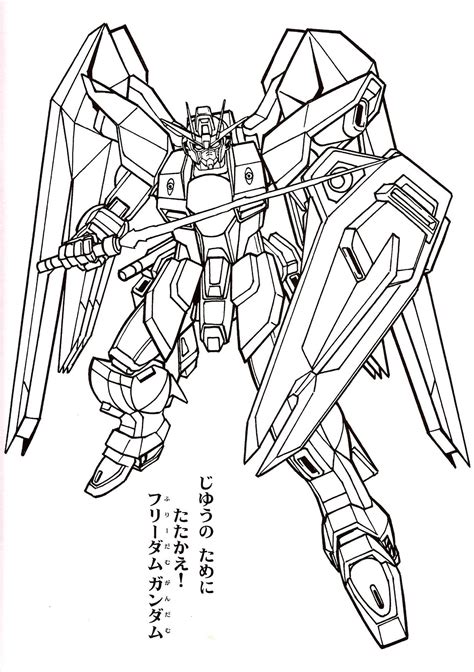 Color pictures, email pictures, and more with these vehicle coloring pages. Free coloring pages of gundam | Coloring pages, Free ...