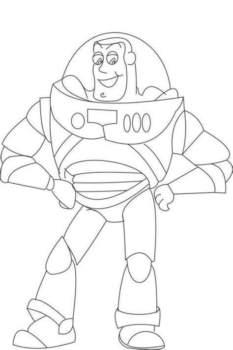 Dibujo Para Colorear De Buzz Lightyear Comando Estelar