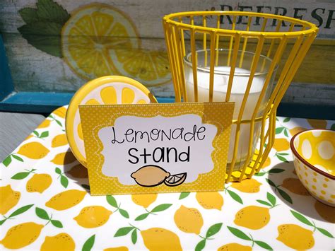 Lemonade Stand Printable Signs 8x10 Signs 5x7 Signs Lemonade Etsy