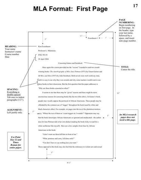 Mla (modern language association) style is most commonly used to write papers and cite sources within the liberal arts and humanities. mla_example-1.jpg (516×659) (With images) | Essay format ...