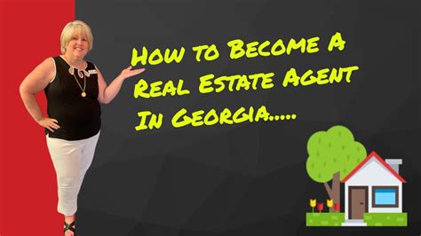 How To Become A Real Estate Agent In Georgia Youtube