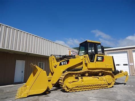 Awesome Caterpillar 973 Cat With 3 Shank Ripper And Cab Crawler Track Front End Loader Check