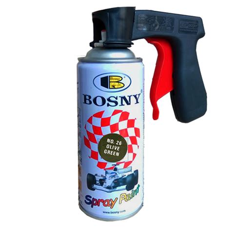 Bosny Spray Paint 26 Olive Green With Can Attachement Shopee Philippines