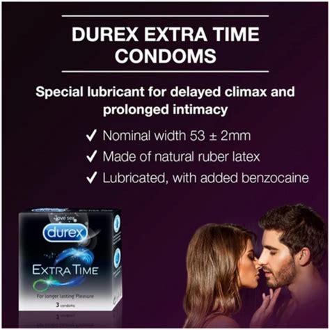Buy Durex Extra Time Pieces Online ClickOnCare Com