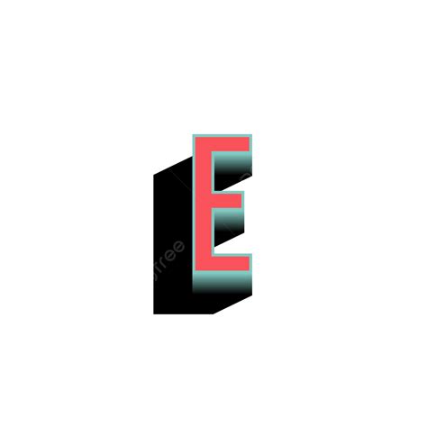 Letter E Clipart Transparent Png Hd 3d Colorful Letter E 3d Letters