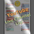 Youtube Tv Channels Printable List