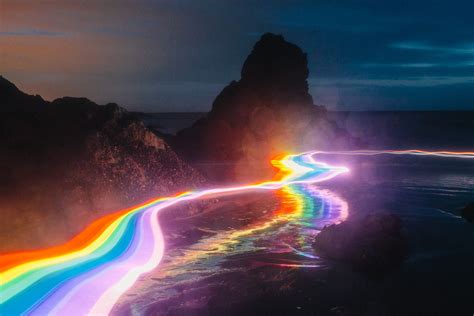 A Rainbow Runs Through It Colourful Camera Tricks In Pictures