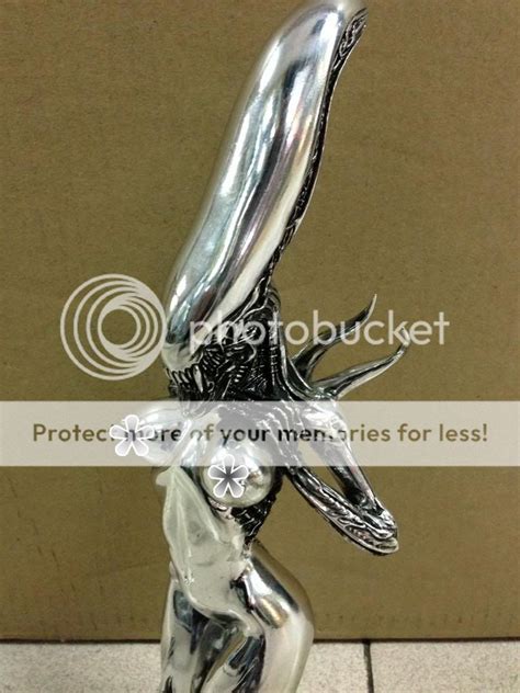 alien queen 12 sexy resin statue silver chorme plated ver 2 0 new ebay