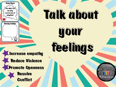 Talk About Your Feelings Lesson Plan And Resources By Jmcmeekin