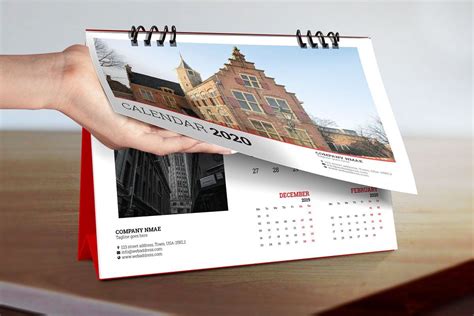 Best Calendar 2020 Desk Calendar Template Calendar 2020 Stationery