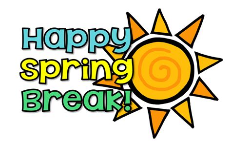 Spring Break Free Clip Art Clipart Best