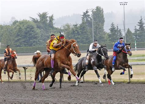 Indian Relay Races Day 1 Emerald Downs